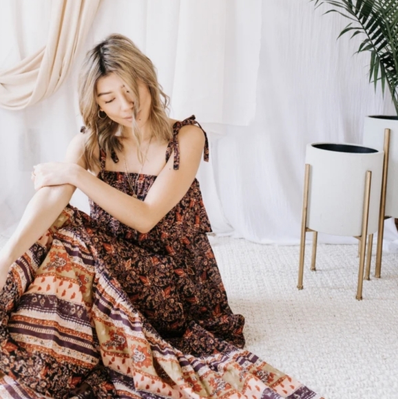 Free People Dresses & Skirts - Free people Tanger Babydoll Maxi Dress